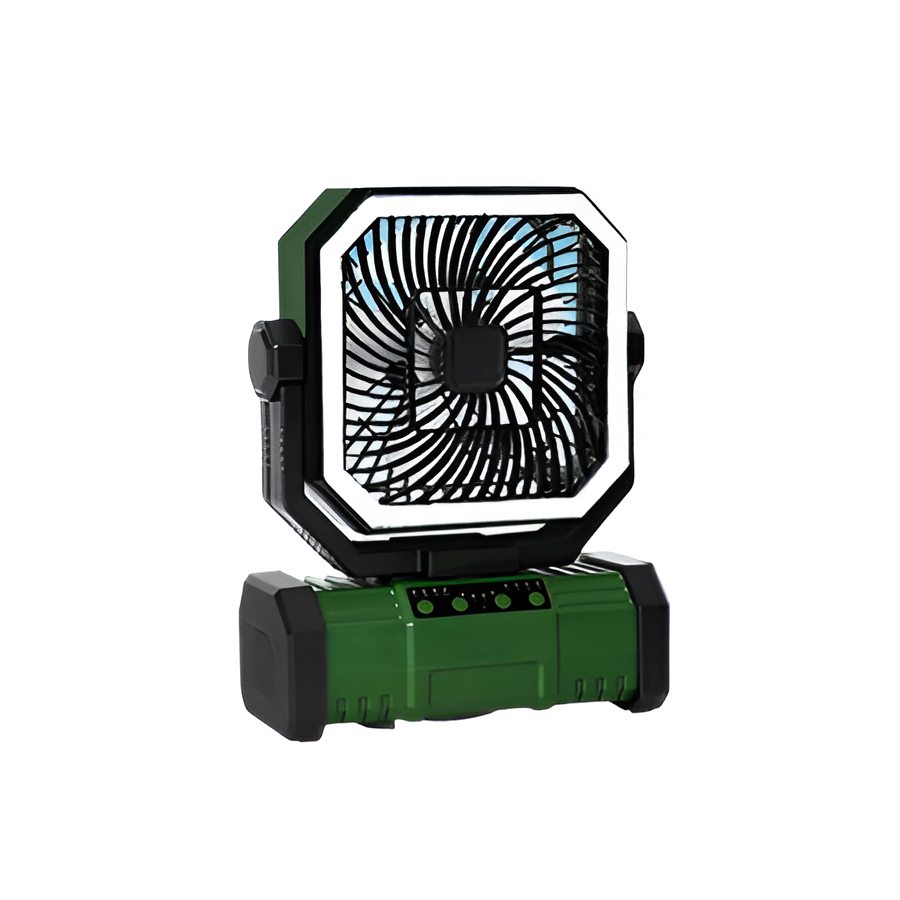Rechargeable Camping Fan with 20000mAh Battery, 4 Speeds and LED Lantern | Kalsten
