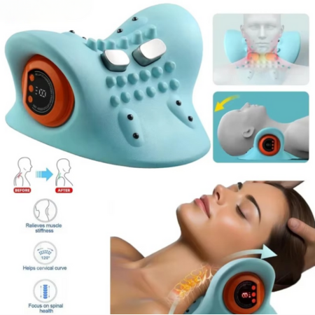 Smart Heated Neck Massager with Pulse Therapy