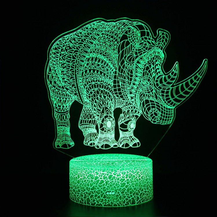 3D Lamp Rhinoceros Majestic | Kalsten