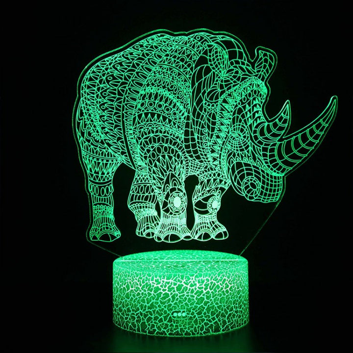 3D Lamp Rhinoceros Majestic | Kalsten