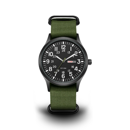 Waterproof men's outdoor wristwatch with sapphire glass