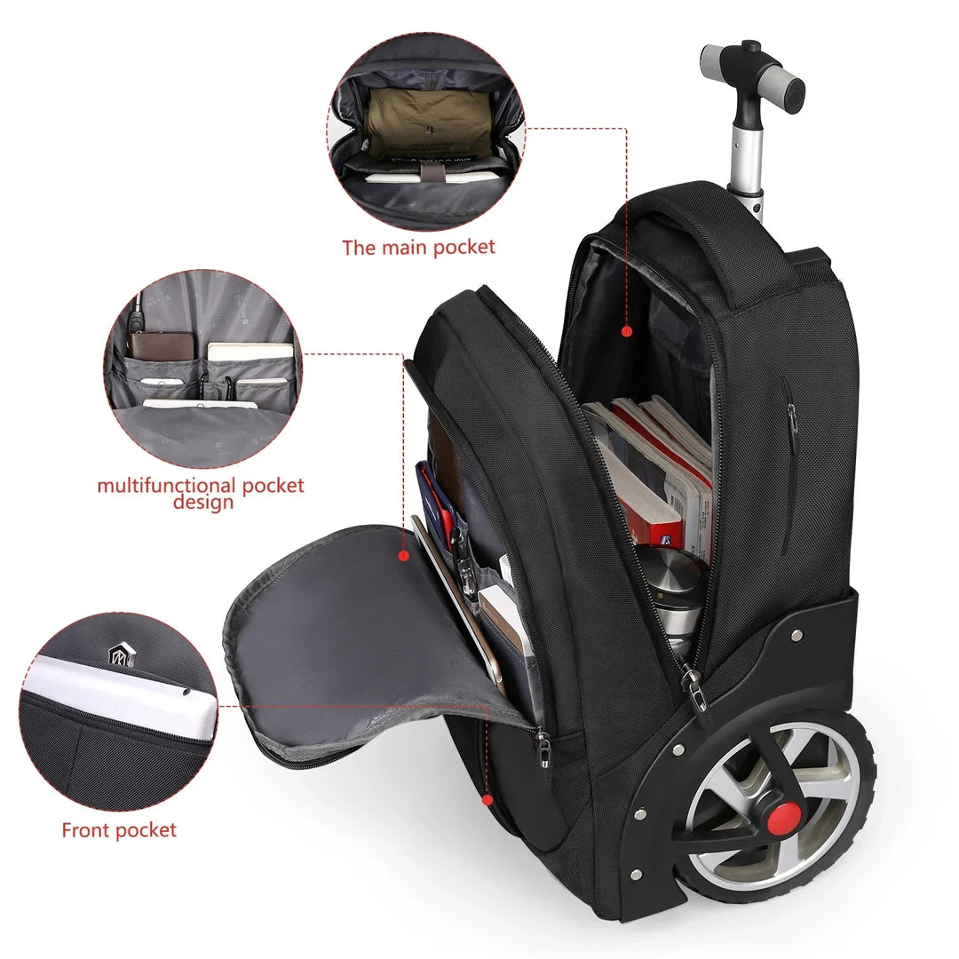 Rolling Laptop Backpack – Helsinki | Kalsten