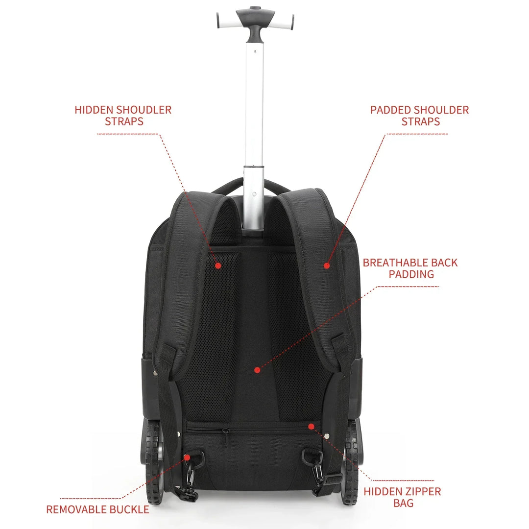 Rolling Laptop Backpack – Helsinki | Kalsten