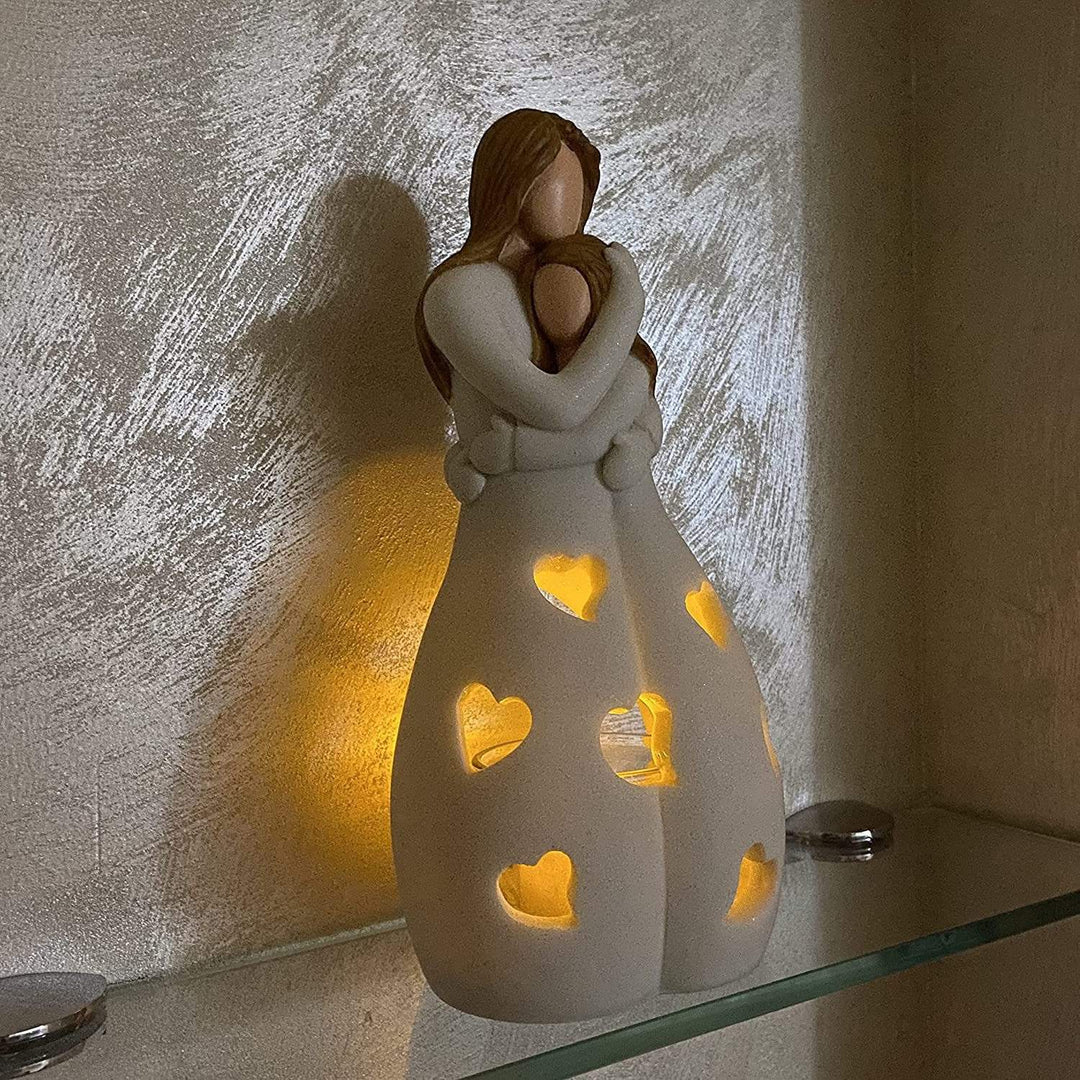 Romantic Heart Resin LED Table Lamp Kalsten