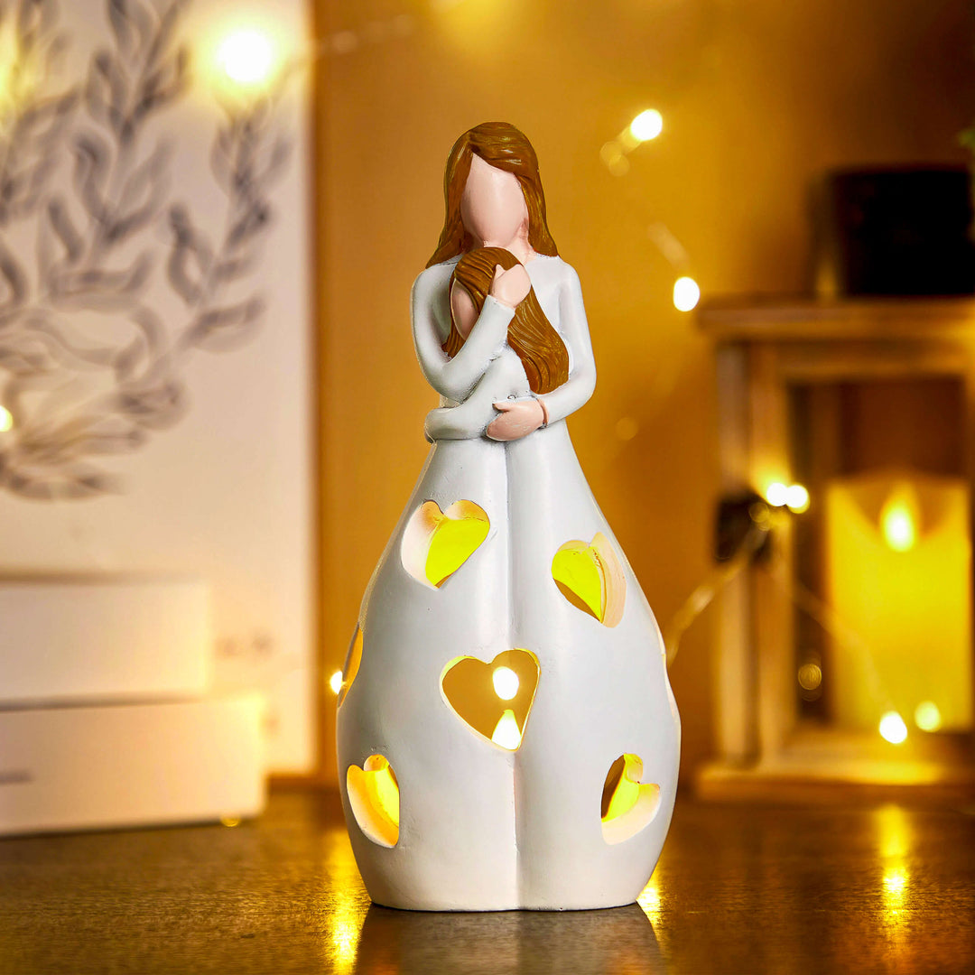 Romantic Heart Resin LED Table Lamp Kalsten
