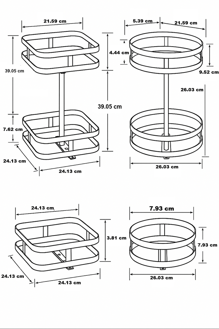 Kalsten | Rotating Storage Rack - TwistRack 360°