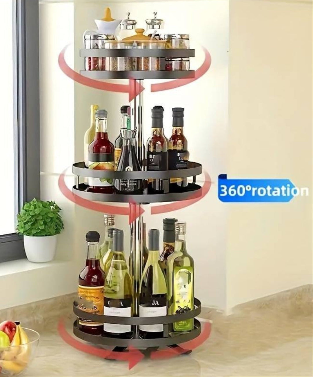 Kalsten | Rotating Storage Rack - TwistRack 360°