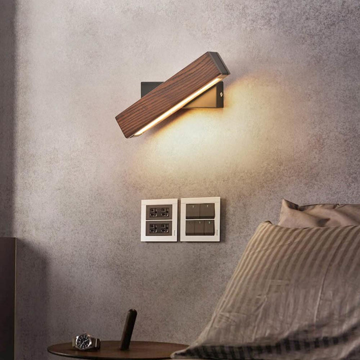 Rotatable Wood LED Wall Lamp - Jasper | Kalsten