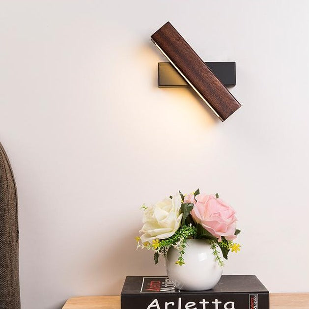 Rotatable Wood LED Wall Lamp - Jasper | Kalsten