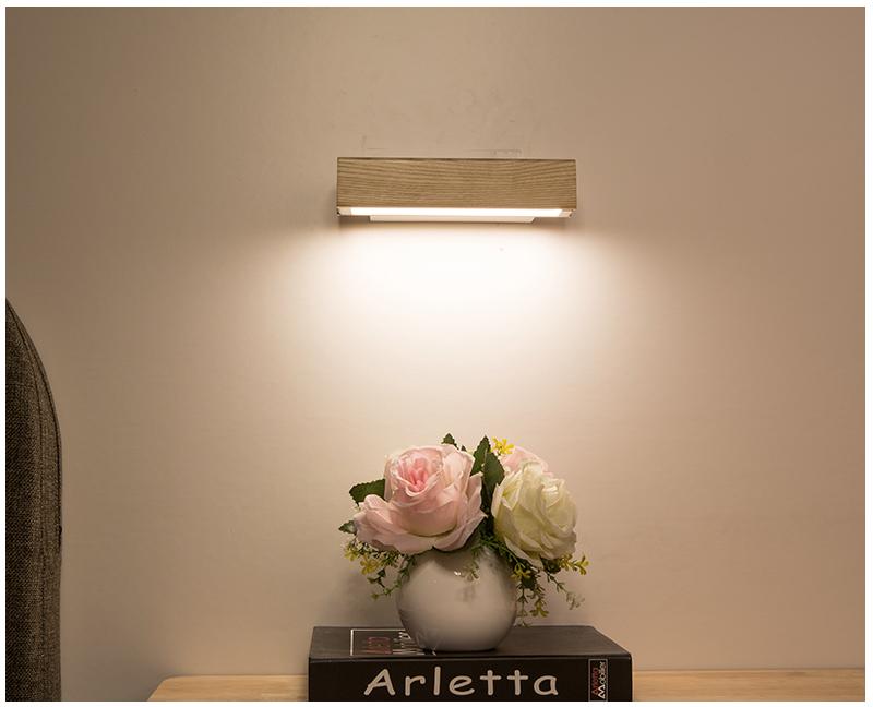 Rotatable Wood LED Wall Lamp - Jasper | Kalsten