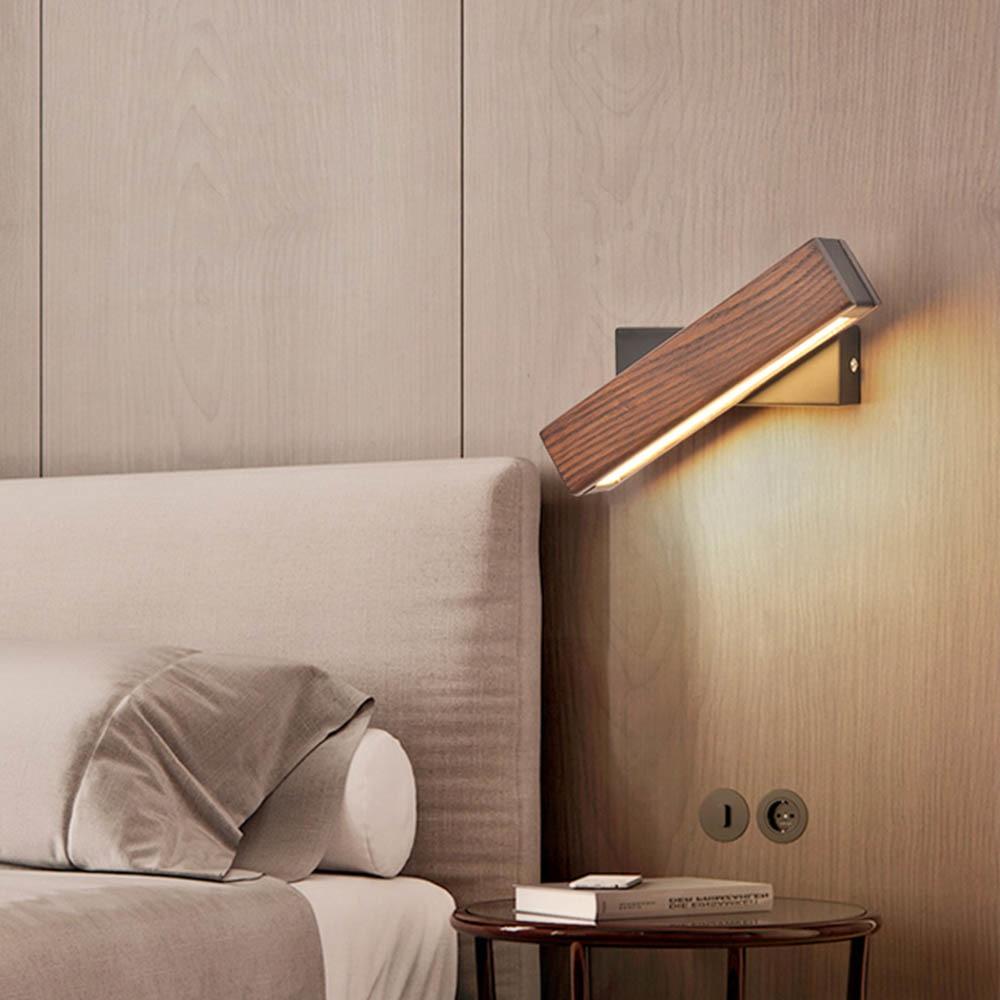 Rotatable Wood LED Wall Lamp - Jasper | Kalsten