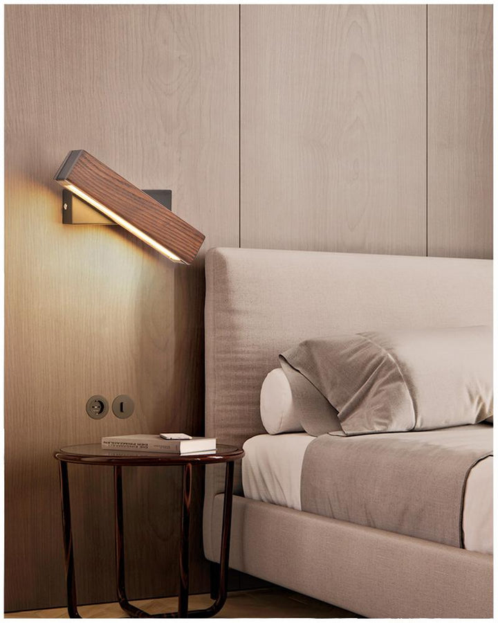 Rotatable Wood LED Wall Lamp - Jasper | Kalsten