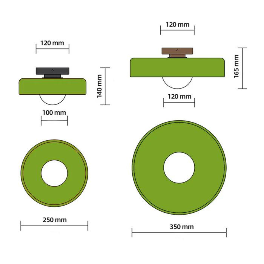 LumiSphere Round LED Ceiling Lamp