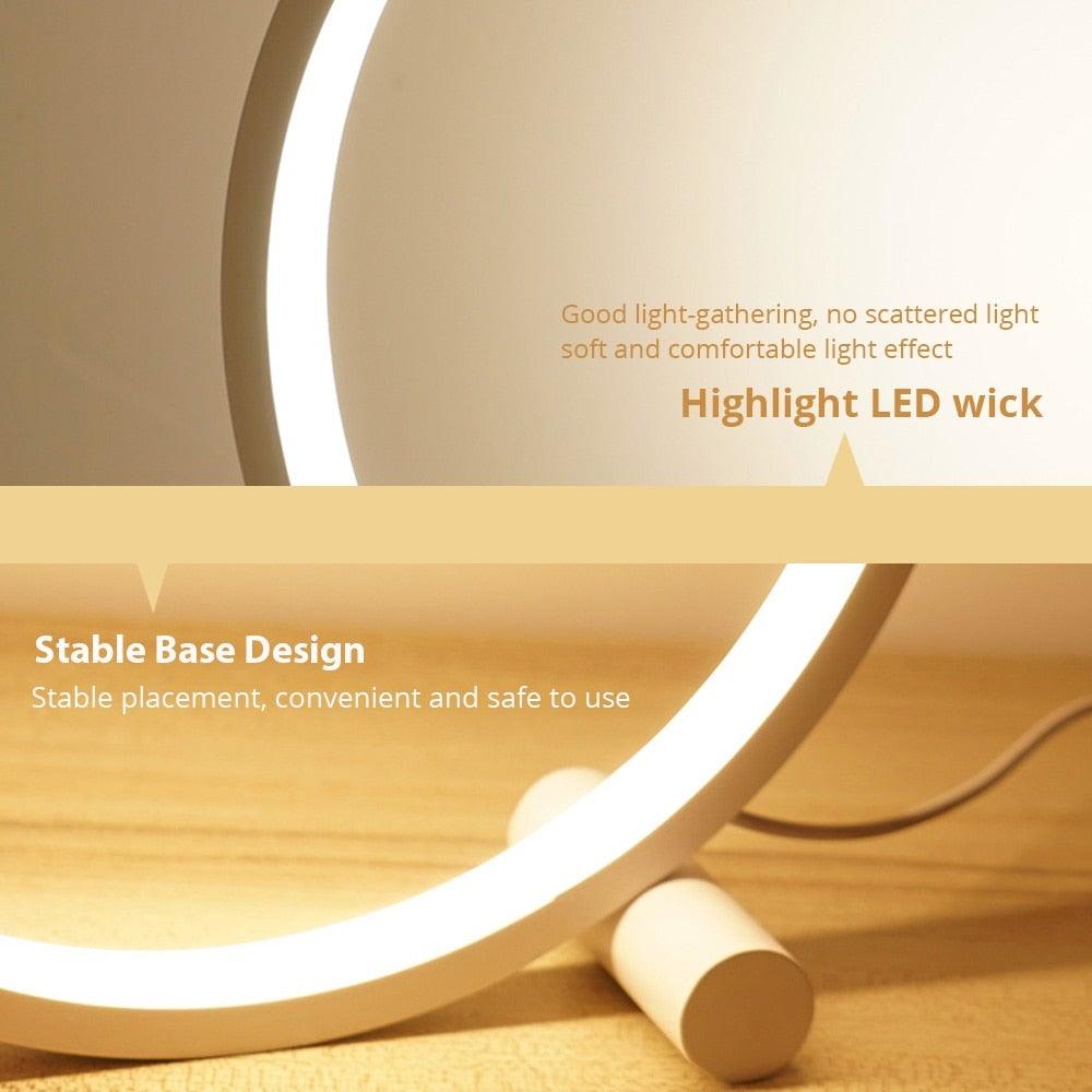 Kalsten | Round Dream Light - Modern Round LED Desk Lamp