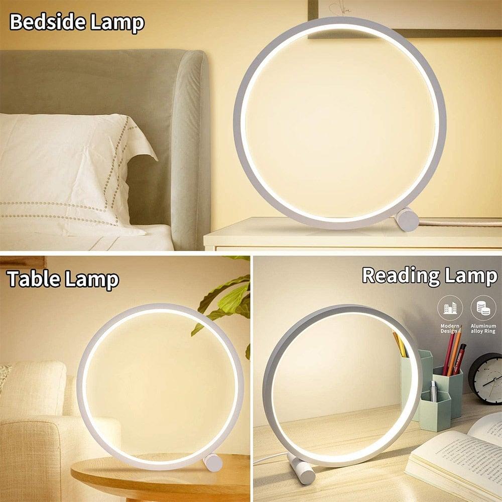 Kalsten | Round Dream Light - Modern Round LED Desk Lamp