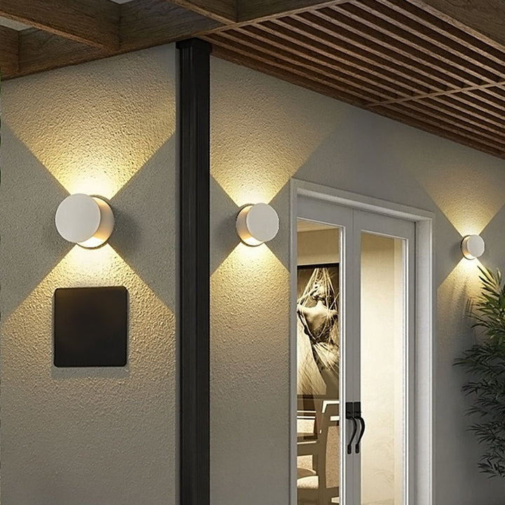 Round Up and Down Lights Waterproof LED Wall Lights for Indoor Outdoor Balcony | Kalsten