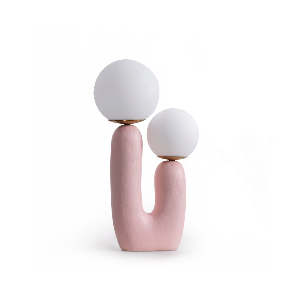 Contemporary Style Table Lamp with Natural Accent | Kalsten