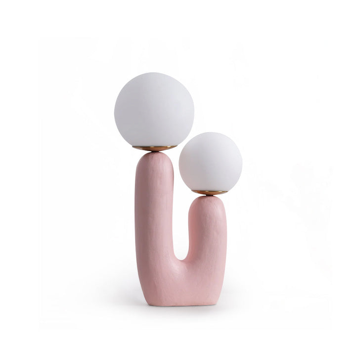 Contemporary Style Table Lamp with Natural Accent | Kalsten