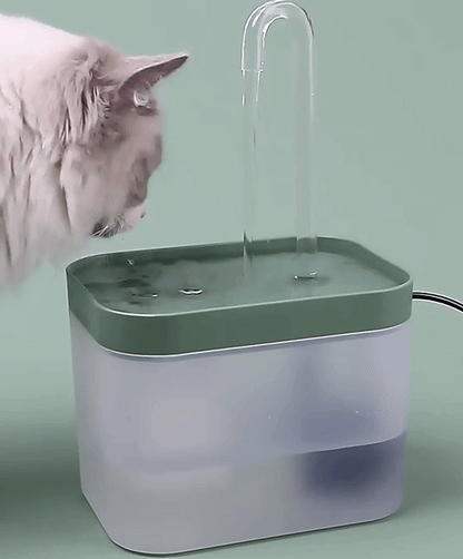 BowLift | Ultra-quiet Pet Water Fountain with Intelligent Filtration - 1.5 l Stainless Steel