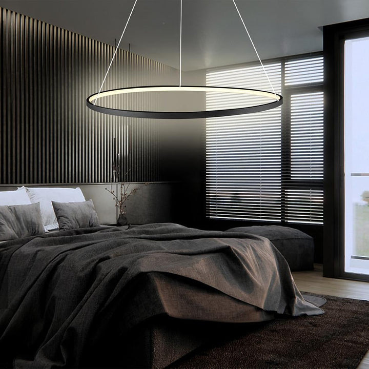 Circle LED Modern Chandelier Pendant Light Hanging Lamp Island Lights | Kalsten