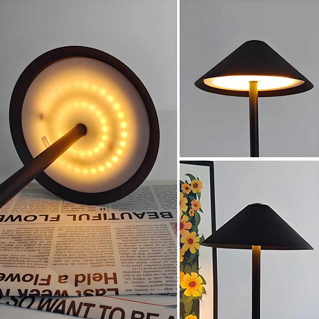 Minimalistic dimmable Touch table lamp - waterproof and rechargeable light Color | Kalsten
