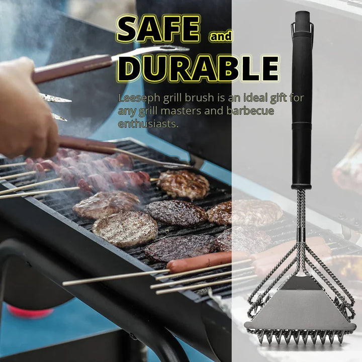 Rust Resistant Stainless Steel Bristle Free BBQ Grill Brush Cleaner | Kalsten