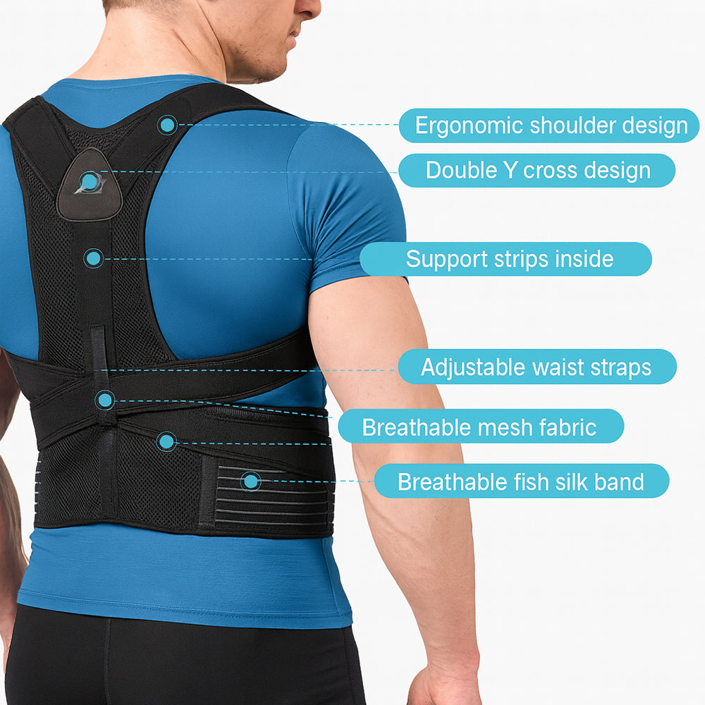 Posture-correcting back support | Kalsten