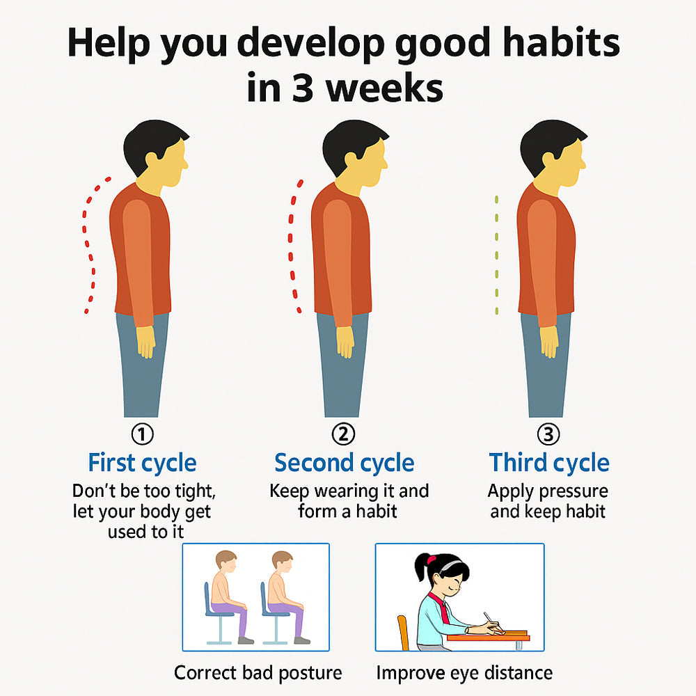 Posture-correcting back support | Kalsten