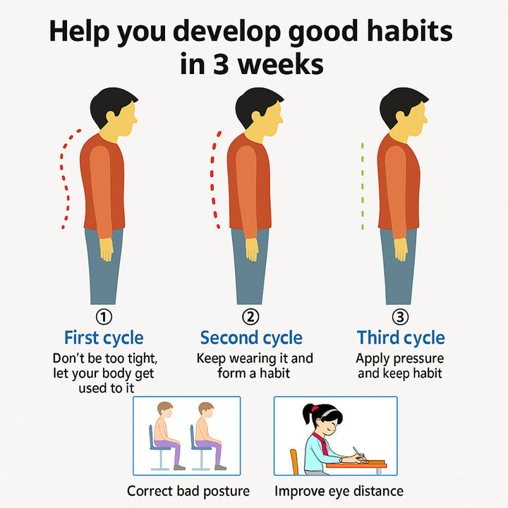 Posture-correcting back support | Kalsten
