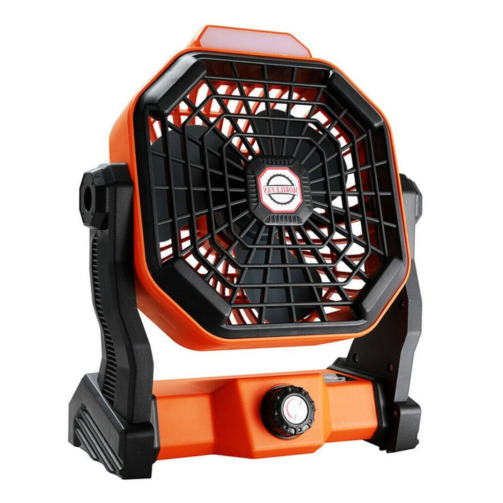 Portable Solar Powered Rechargeable Camping Tent Fan | Kalsten