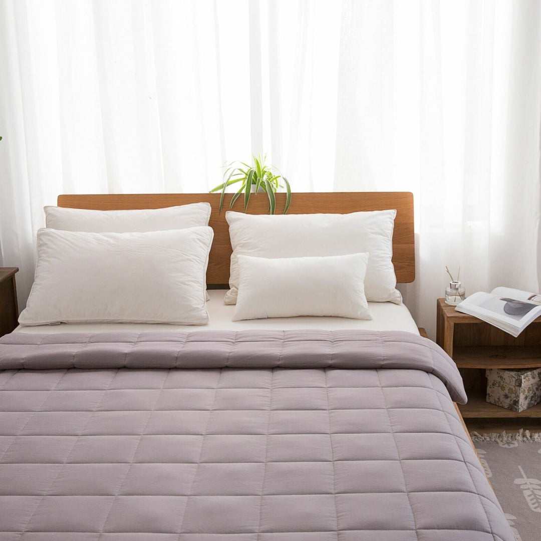 Large Soft Summer Cooling Weighted Bed Blanket Queen | Kalsten
