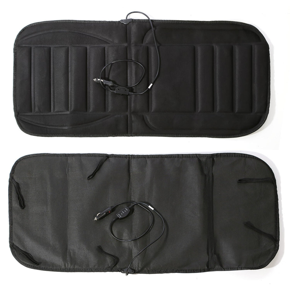 Skanto | HeatRide Heated Seat Cover for Car Seat – 12V Memory Foam Seat and Back Warmer