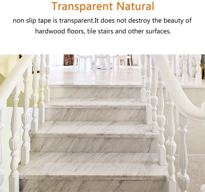 Kalsten | Clear Non-Slip Stair Tread Strips – Indoor Safety Grip Tape for Steps