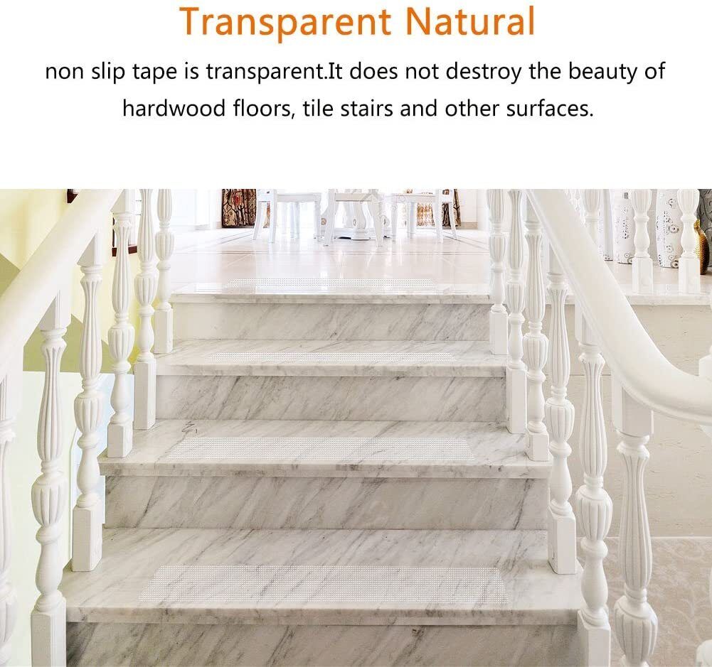Stair Treads Non-Slip Strips for Indoors Clear Safety Anti Slip Step Grip Tape Kalsten