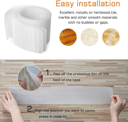 Skanto | Clear Non-Slip Stair Treads – Indoor Safety Grip Tape for Stairs