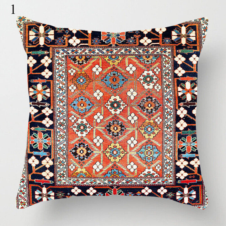 Ethnic Boho Mandala Print Linen Throw Pillow Case Sofa Cushion Cover Home Decor# Kalsten