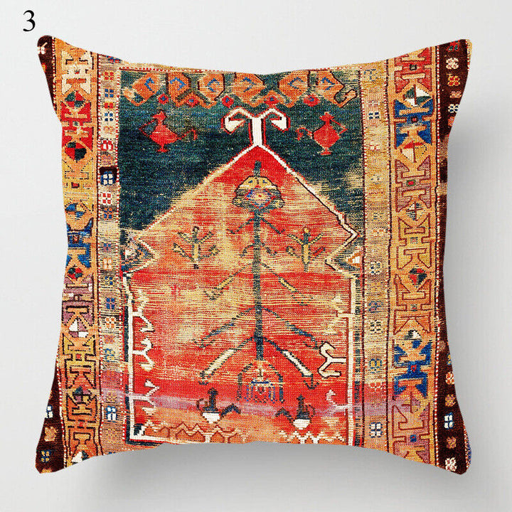 Ethnic Boho Mandala Print Linen Throw Pillow Case Sofa Cushion Cover Home Decor# Kalsten