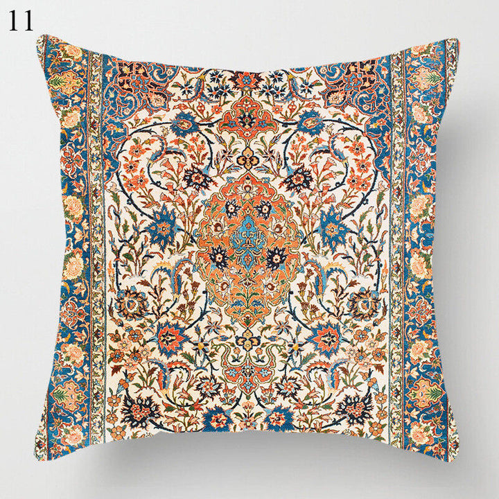 Ethnic Boho Mandala Print Linen Throw Pillow Case Sofa Cushion Cover Home Decor# Kalsten