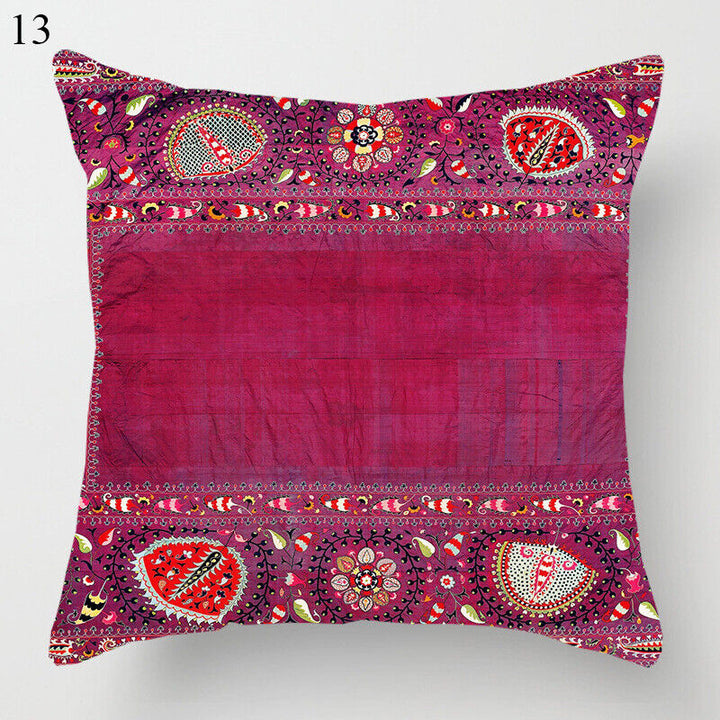 Ethnic Boho Mandala Print Linen Throw Pillow Case Sofa Cushion Cover Home Decor# Kalsten