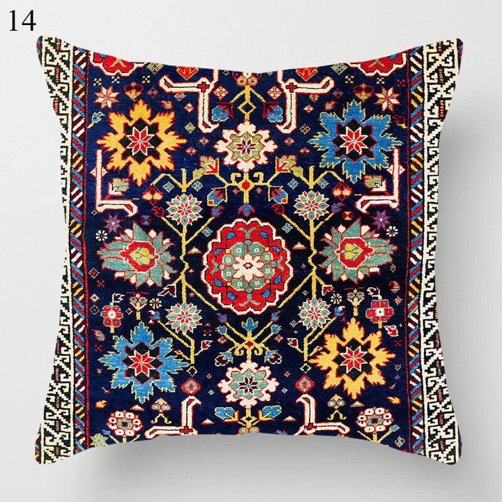 Ethnic Boho Mandala Print Linen Throw Pillow Case Sofa Cushion Cover Home Decor# Kalsten