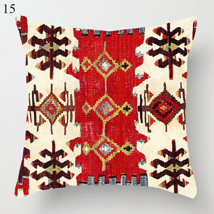 Ethnic Boho Mandala Print Linen Throw Pillow Case Sofa Cushion Cover Home Decor# Kalsten