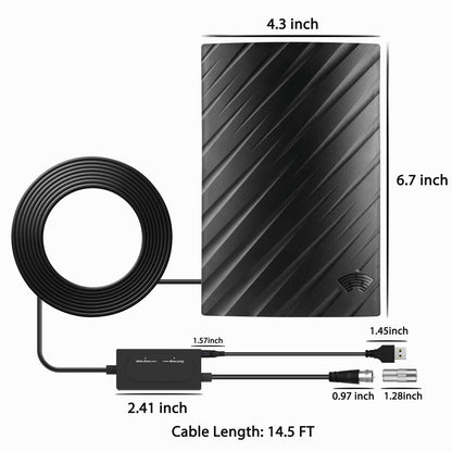 BowLift | Long Range Indoor HDTV 4K Digital Antenna 600 Miles