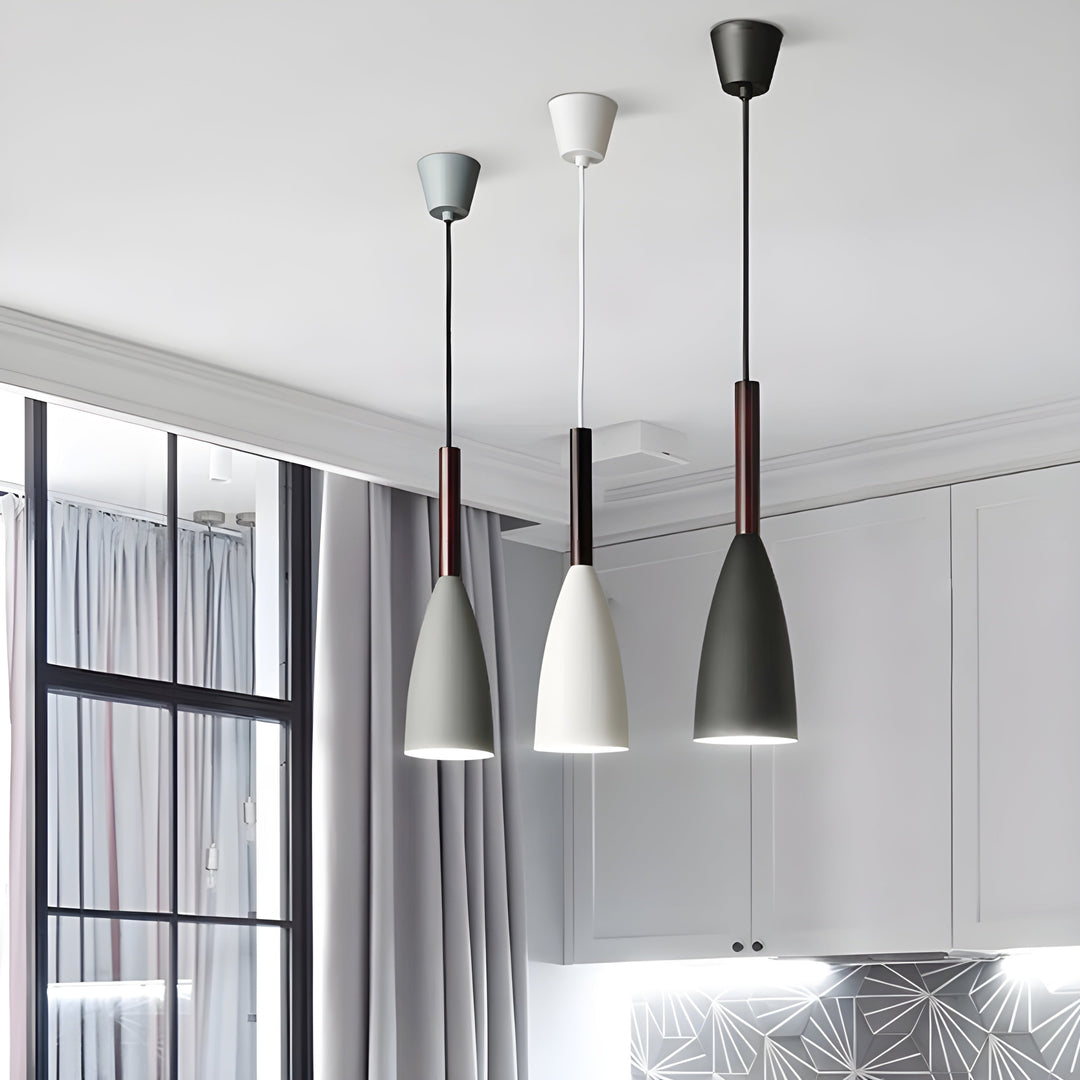 Pendant lamp in Scandinavian design – Height adjustable & modern | Perfect for kitchen & bedroom | Kalsten