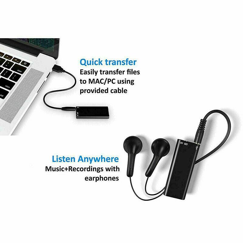 Skanto | Mini Voice Recorder - Mini Sound Recorder - Mini Recording Device - Smallest Hidden Voice Recorder