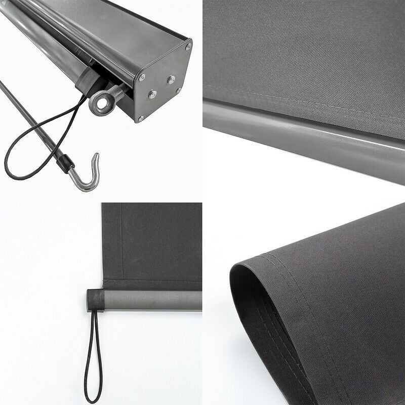 Vertical awning sun protection outdoor roller blind anthracite 2.5M*1.4M | Kalsten