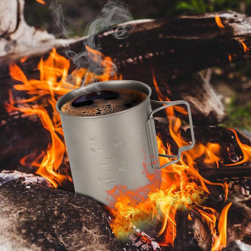 Titan Cup Set with Cutlery Forks & Spoons Camping Cups | Kalsten