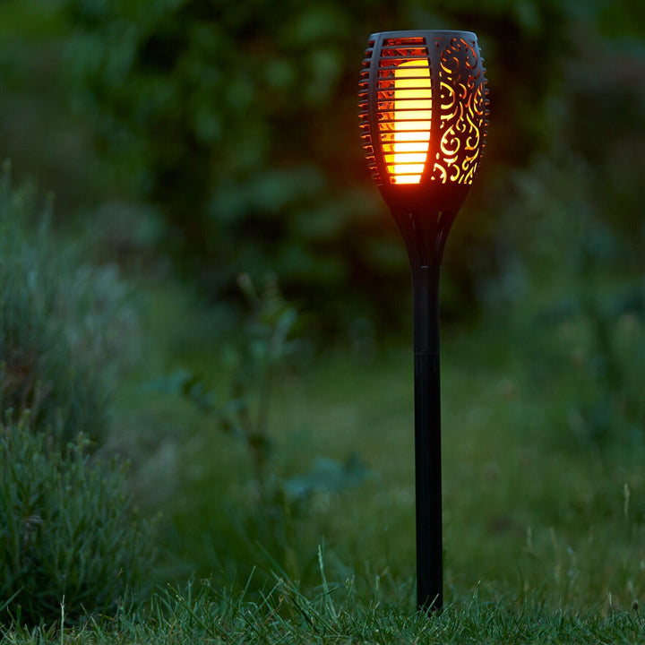Solar Flame Effect Garden Torch Light Kalsten