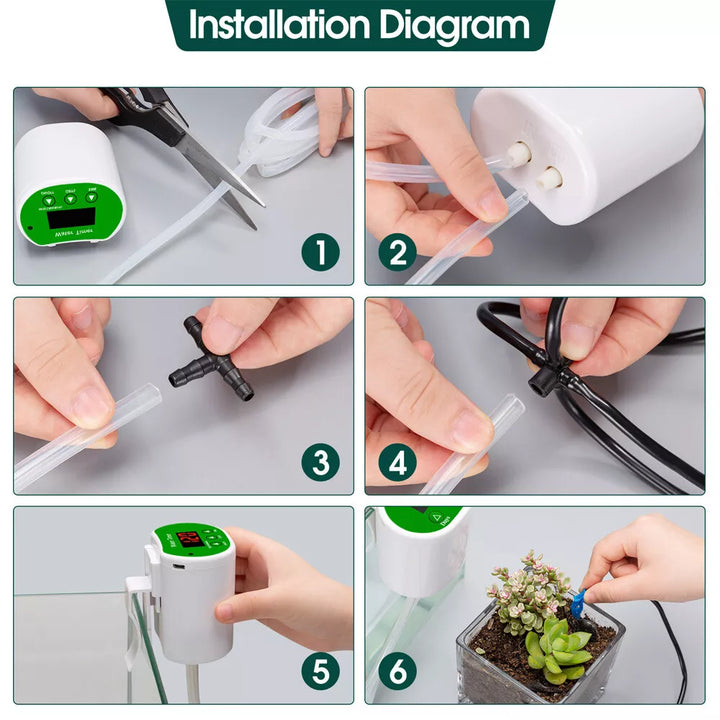 Kalsten | Automatic Watering System for Indoor Plants | Smart Irrigation with Pump & Timer
