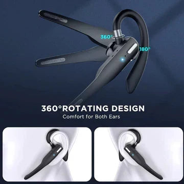 Bluetooth 5.1 Wireless Truckers Headset with Noise Cancelling