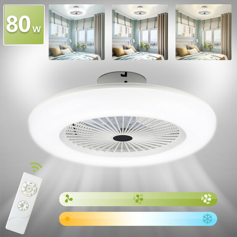 Ceiling fan with lighting 80W with remote control | Kalsten